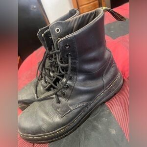 Black Doc Marten boots